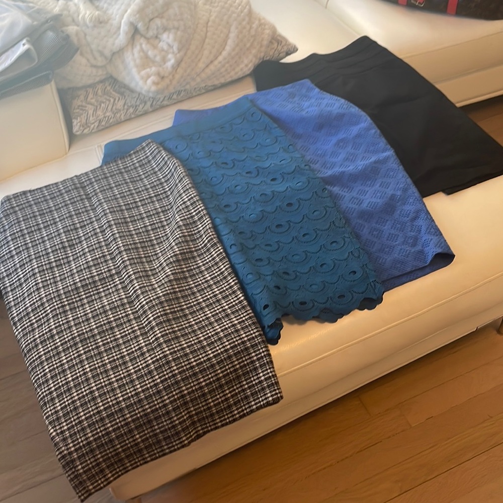 4 EUC pencil skirts Ann Taylor The Limited 0/2